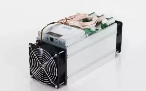 High-performance Bitcoin ASIC mining rig in operation